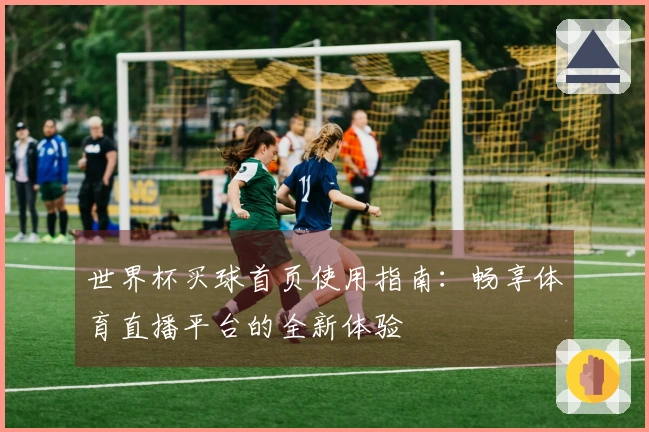 世界杯买球首页使用指南：畅享体育直播平台的全新体验
